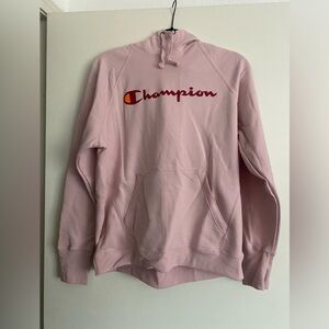NWT WOMENS CHAMPION BLUSH PINK HOODIE SIZE LARGE